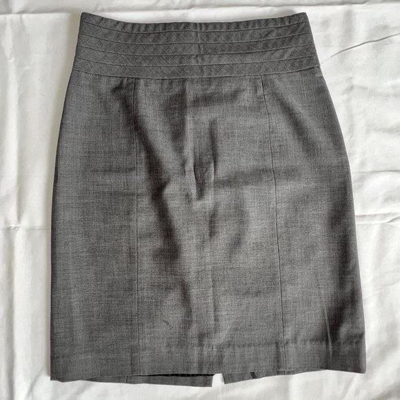H&M Grey Business Skirt - Size 8 - Picture 1 of 7